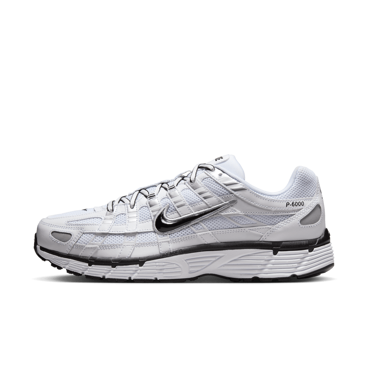 Nike P-6000 White Metallic Silver Black – CD6404-107-40.5 – product view 4