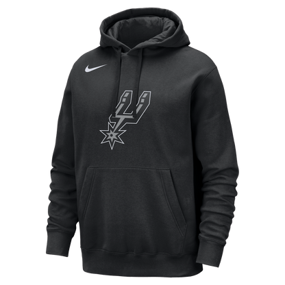 San Antonio Spurs Club Men's Nike NBA Pullover Hoodie Black – FB4774-010-S – product view 2