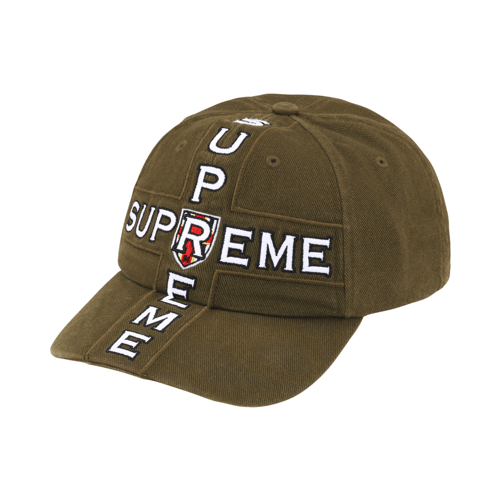 Supreme Cross 6-Panel 'Olive' – FW26H63-OLIVE-ONE-SIZE – product image