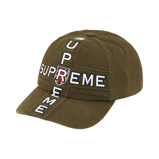 Supreme Cross 6-Panel 'Olive' – FW26H63-OLIVE-ONE-SIZE – product image