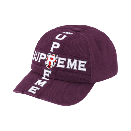 Supreme Cross 6-Panel 'Plum' – FW26H63-PLUM-ONE-SIZE – product image