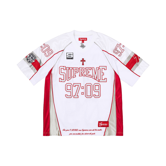 Supreme Disciples Jersey 'White' – FW26KN15-WHITE-S – product image