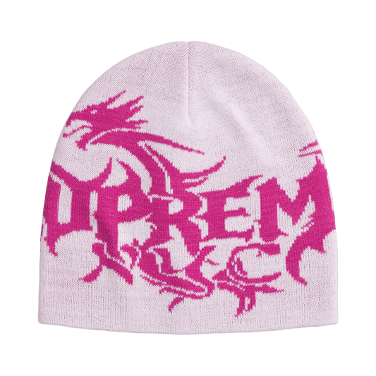 Supreme Dragon Beanie 'White' – FW26BN60-WHITE-ONE-SIZE – product image