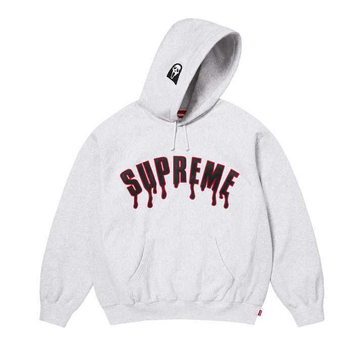 Supreme Ghostface Arc Hooded Sweatshirt 'Ash Grey'