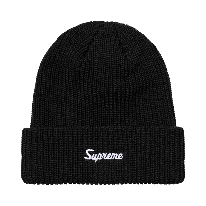 Supreme Loose Gauge Beanie 'Black'