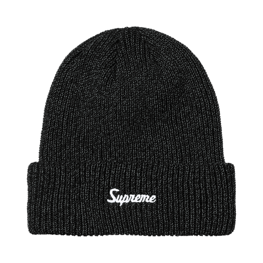 Supreme Loose Gauge Beanie 'Black Reflective' – FW26BN10-BLACK-REFLECTIVE-ONE-SIZE – product image