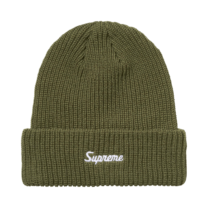 Supreme Loose Gauge Beanie 'Olive'