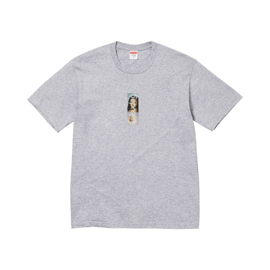 Supreme Prayer Card Box Logo Tee 'Heather Grey' – FW26T68-HEATHER-GREY-S – product image