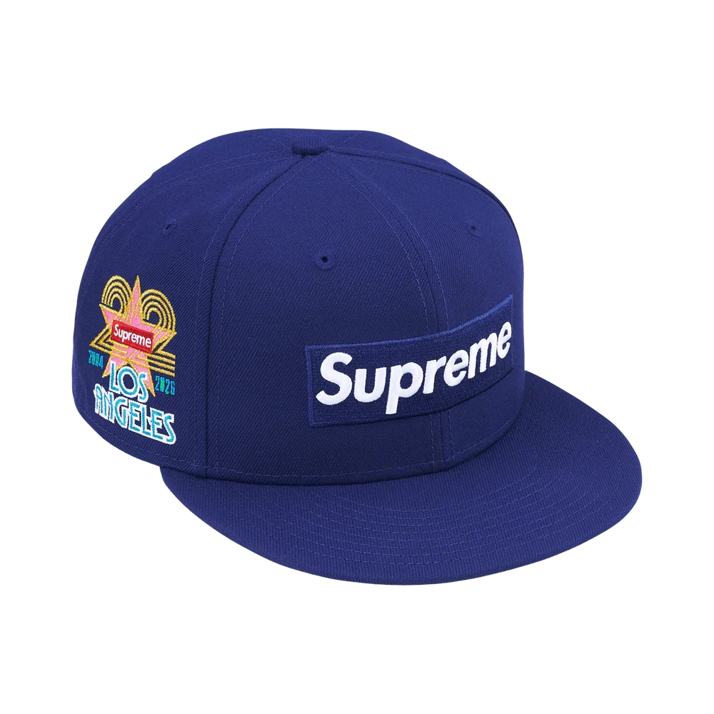 Supreme Shop Box Logo New Era Light Navy – Los Angeles