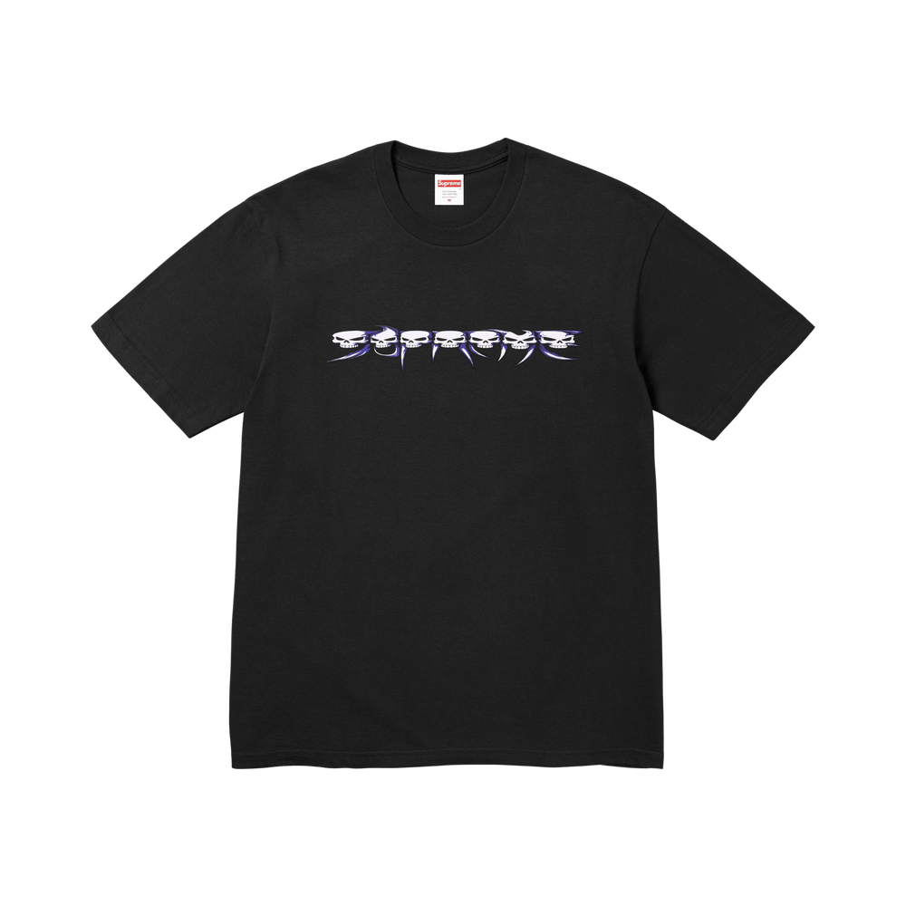 Supreme Skulls Spellout Tee 'Black' – FW26T24-BLACK-S – product image