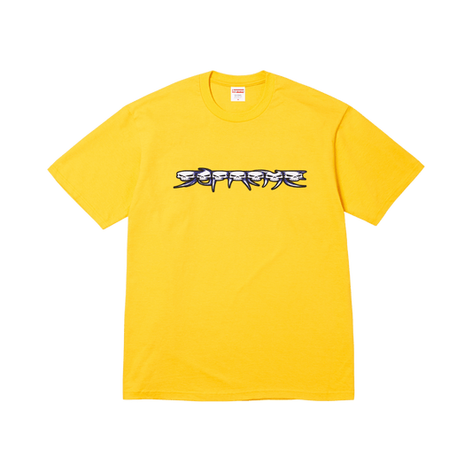 Supreme Skulls Spellout Tee 'Yellow' – FW26T24-YELLOW-S – product image