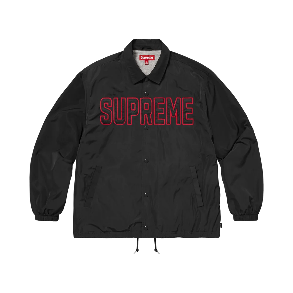 Supreme Spellout Coaches Jacket – Black
