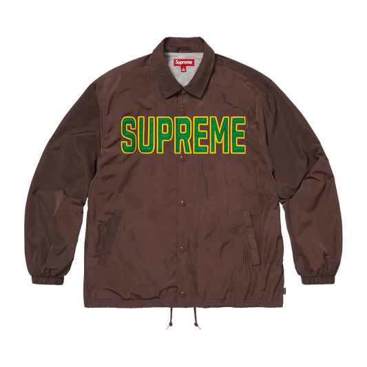 Supreme Spellout Coaches Jacket 'Brown' – SS26J106-BROWN-S – product image