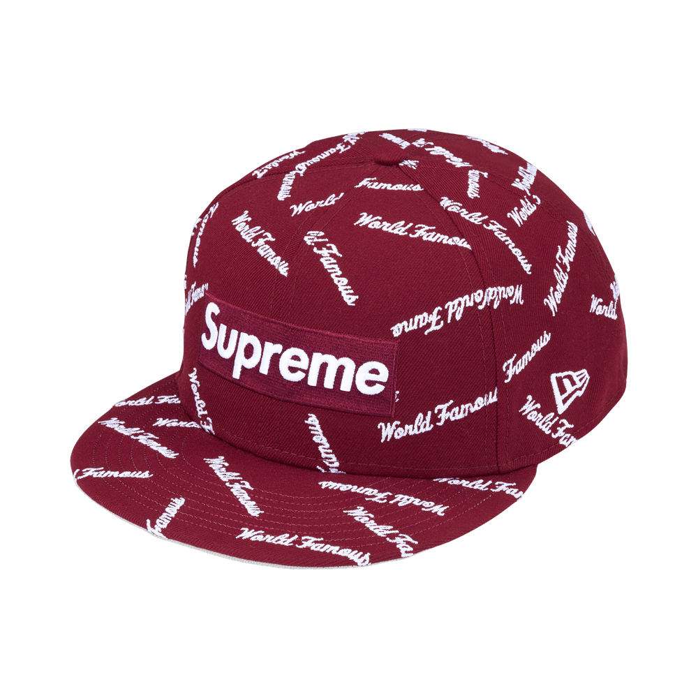 Supreme World Famous Box Logo New Era Cardinal – FW26H18-CARDINAL-7.5 – product image