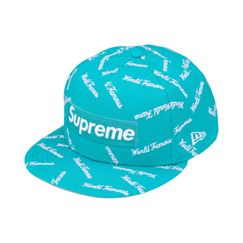 Supreme World Famous Box Logo New Era Teal – FW26H18-TEAL-7.5 – product image