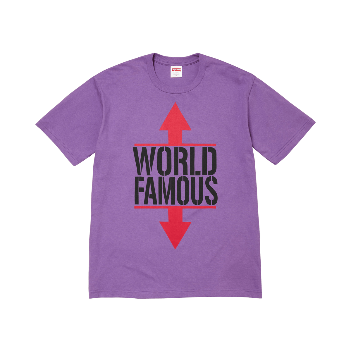 Supreme World Famous Tee 'Purple' – SS26T31-PURPLE-L – product image