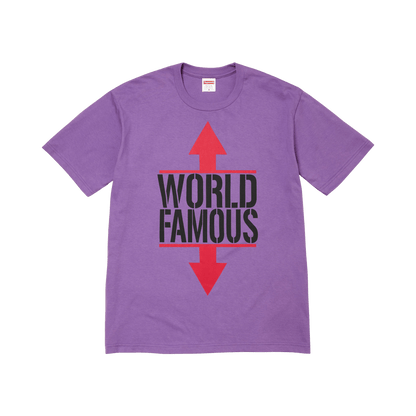 Supreme World Famous Tee 'Purple' – SS26T31-PURPLE-L – product image