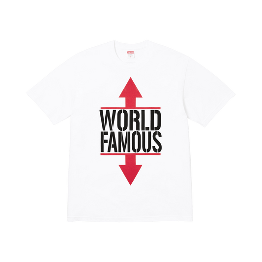 Supreme World Famous Tee 'White' – SS26T31-WHITE-XL – product image