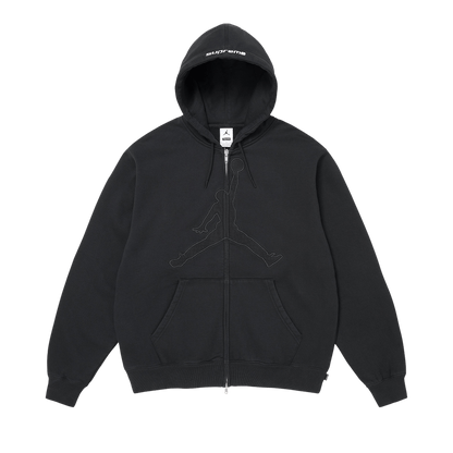 Supreme x Jordan Zip Up Hooded Sweatshirt 'Black' – SS26SW24-BLACK-S – product image