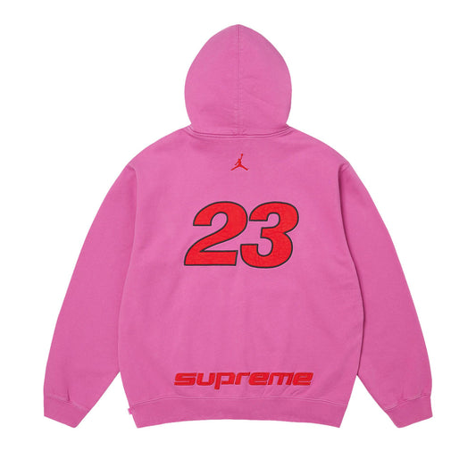Supreme x Jordan Zip Up Hooded Sweatshirt 'Pink' – SS26SW24-PINK-M – product view 2