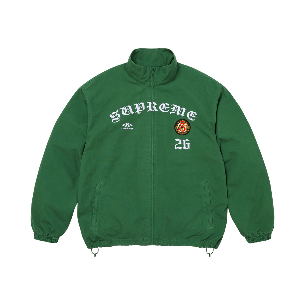 Supreme x Umbro Cotton Ripstop Track Jacket 'Green' – FW26J92-GREEN-S – product image