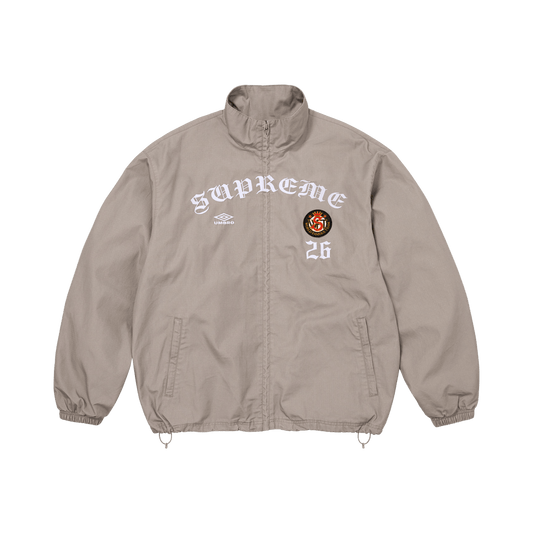 Supreme x Umbro Cotton Ripstop Track Jacket 'Grey' – FW26J92-GREY-S – product image