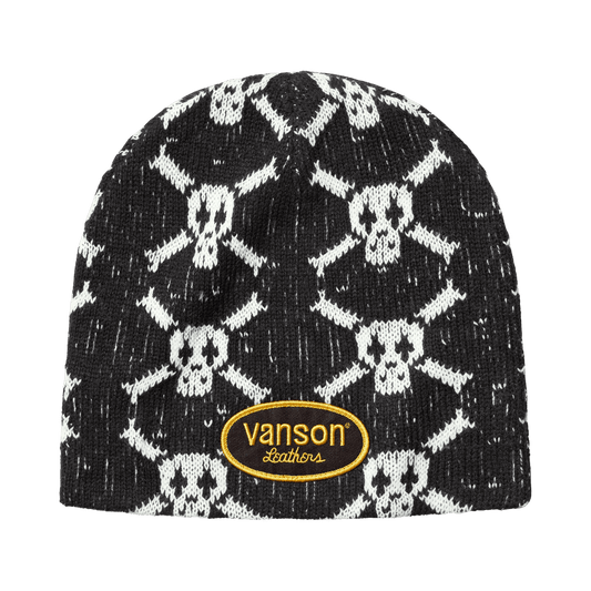 Supreme x Vanson Leathers Skull Beanie 'Black' – FW26BN15-BLACK-ONE-SIZE – product image