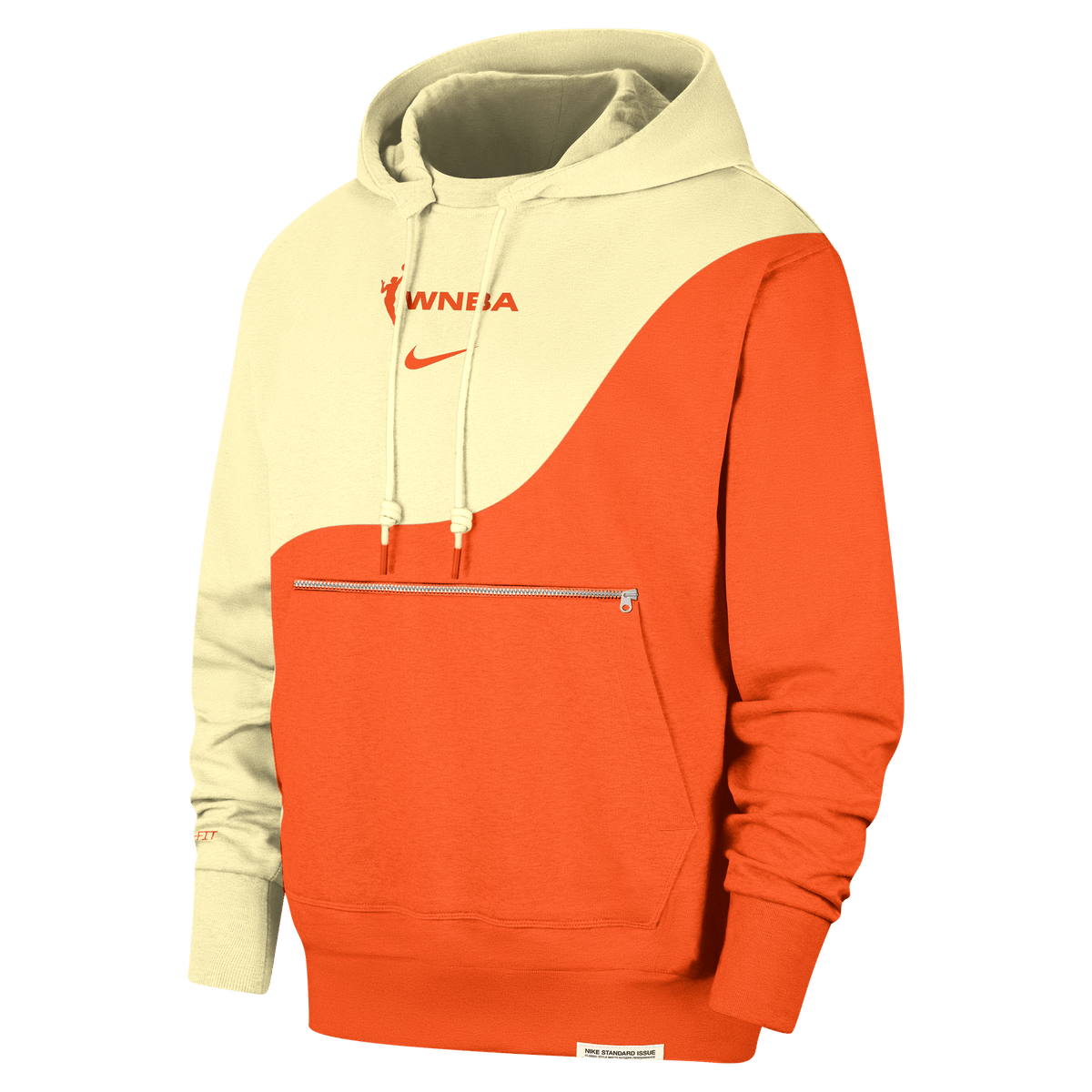 Team 13 Standard Issue Nike WNBA Basketball Hoodie Alabaster/Brilliant Orange/Pale Ivory/Brilliant Orange – FQ4949-744-M – product image