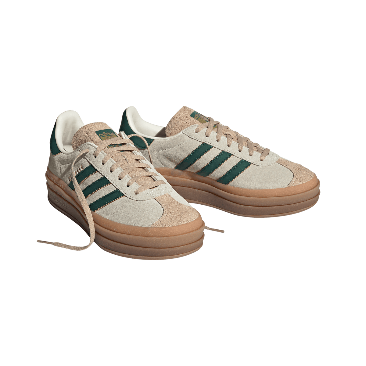 adidas Gazelle Bold Magic Beige Collegiate Green (Women's) – ID7056-40 – product view 4