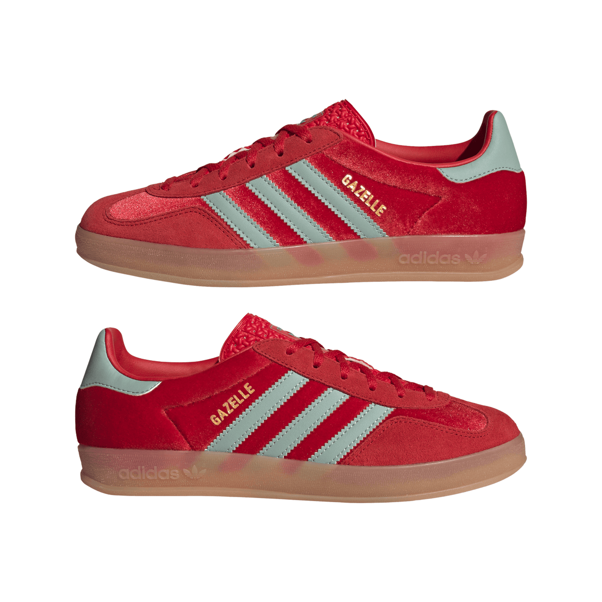 adidas Gazelle Indoor Better Scarlet Hazy Green (Women's) – IG6786-36-2-3 – product view 2