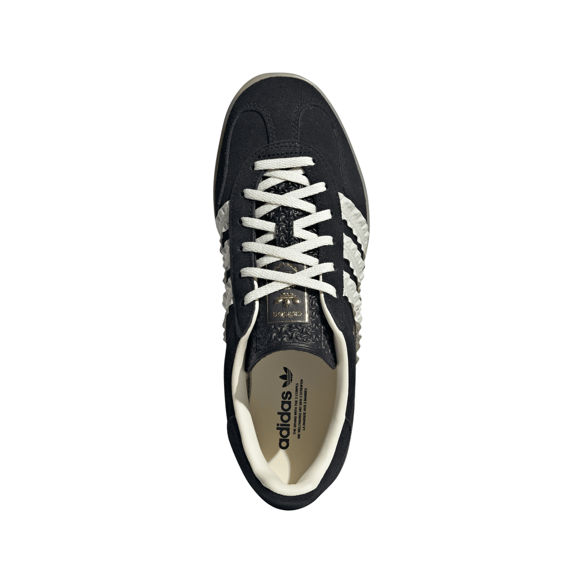 adidas Gazelle Indoor Core Black Cream White Gum (Women's) – JS1412-36 – product view 3
