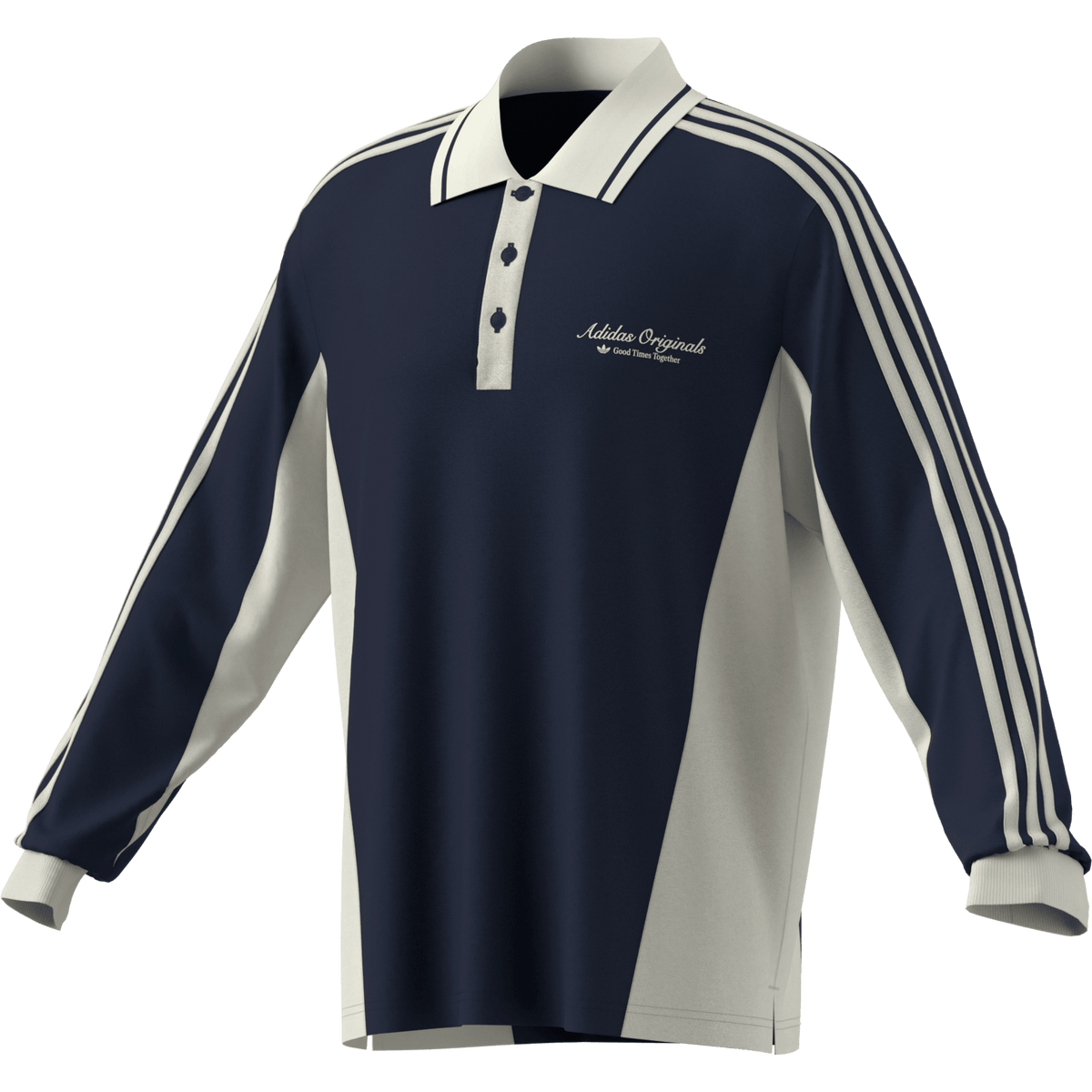 adidas Long Sleeved Polo Shirt Night Indigo – KW5687-S – product view 2