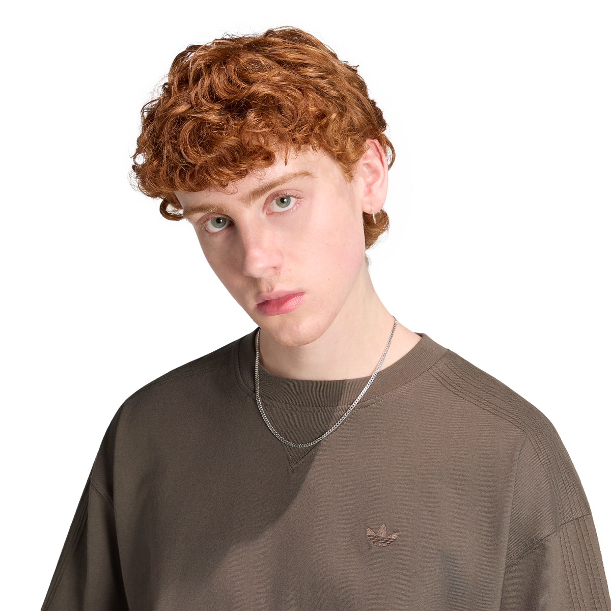 adidas Premium Essentials T-Shirt Shadow Olive – KR4524-S – product view 3