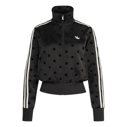 adidas Satin Polka Dots TT Track Jacket Black (Women's) – KV1166-XXS – product image