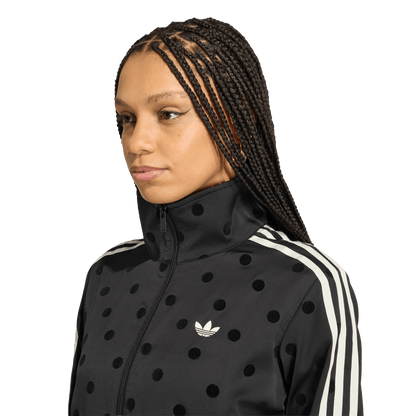 adidas Satin Polka Dots TT Track Jacket Black (Women's) – KV1166-XXS – product view 3