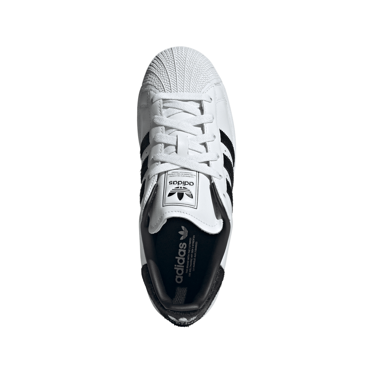 adidas Superstar II White Black Pony Hair (Women's) – JH7052-36-2-3 – product view 3