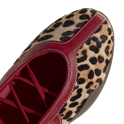 adidas Taekwondo Mei Ballet Leopard Print Team Victory Red (Women's) – KJ0647-37-1-3 – product view 5