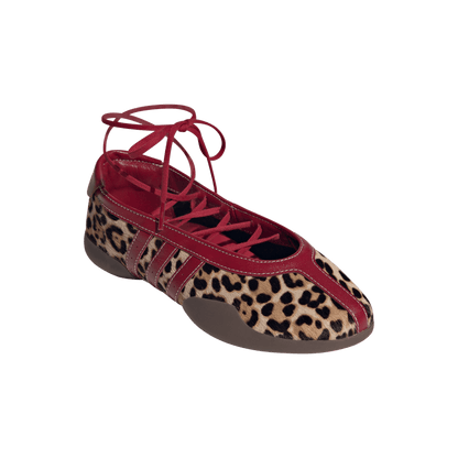 adidas Taekwondo Mei Ballet Leopard Print Team Victory Red (Women's) – KJ0647-37-1-3 – product view 3