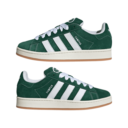 adidas Campus 00s Dark Green Cloud White H03472 side view