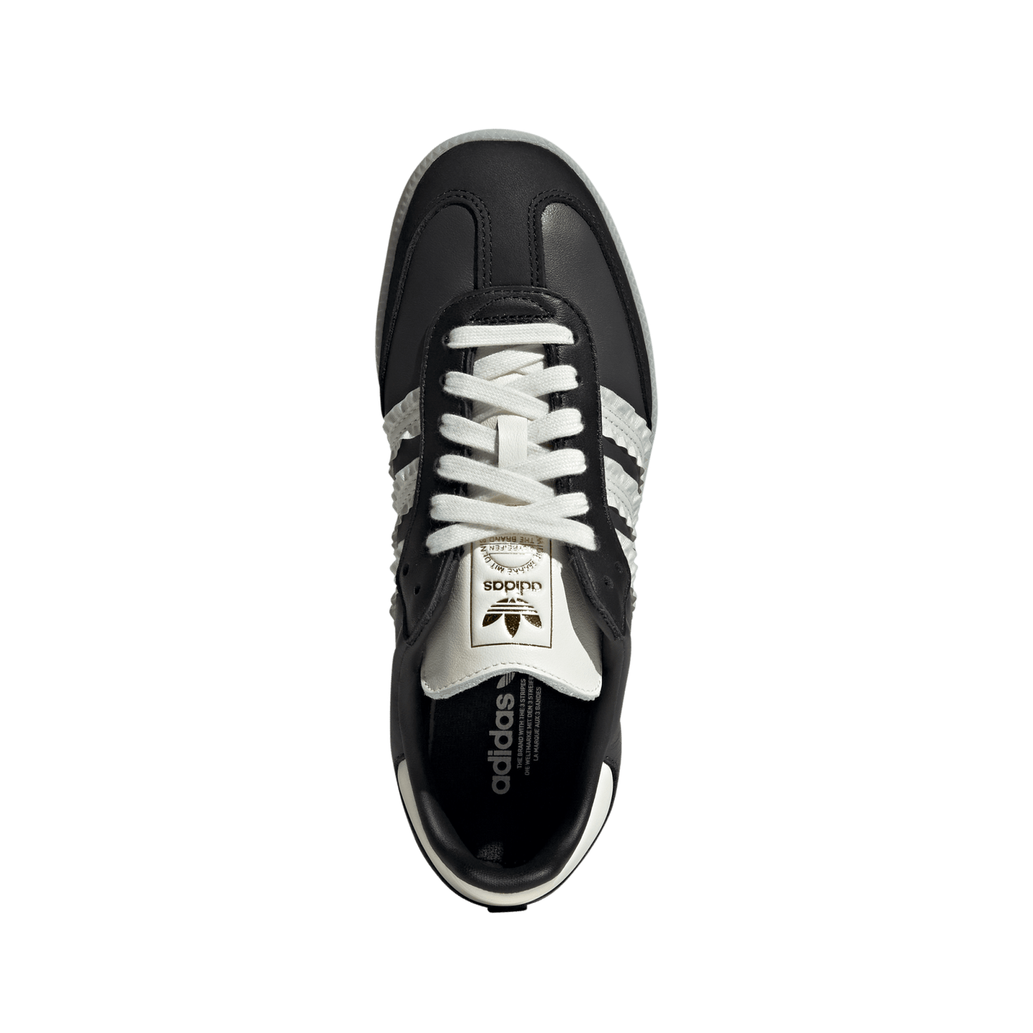 adidas Samba Ruffle Stripes Black Off White – top view