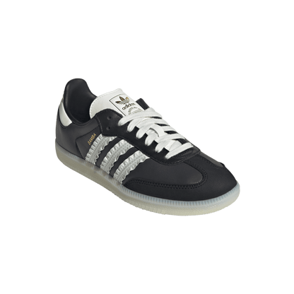 adidas Samba Ruffle Stripes Black Off White – heel view
