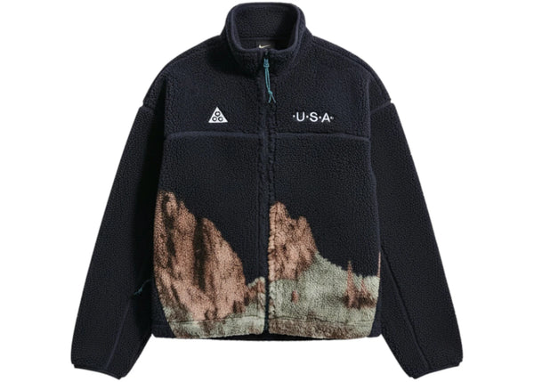 Nike ACG Team USA 2026 Therma-FIT ADV full-zip fleece jacket in blue HQ5493-451