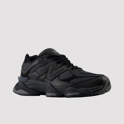New Balance 9060 Triple Black Leather – Sneakers