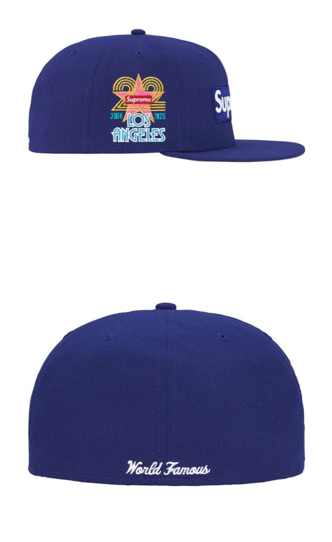 Supreme Shop Box Logo New Era Light Navy – Los Angeles