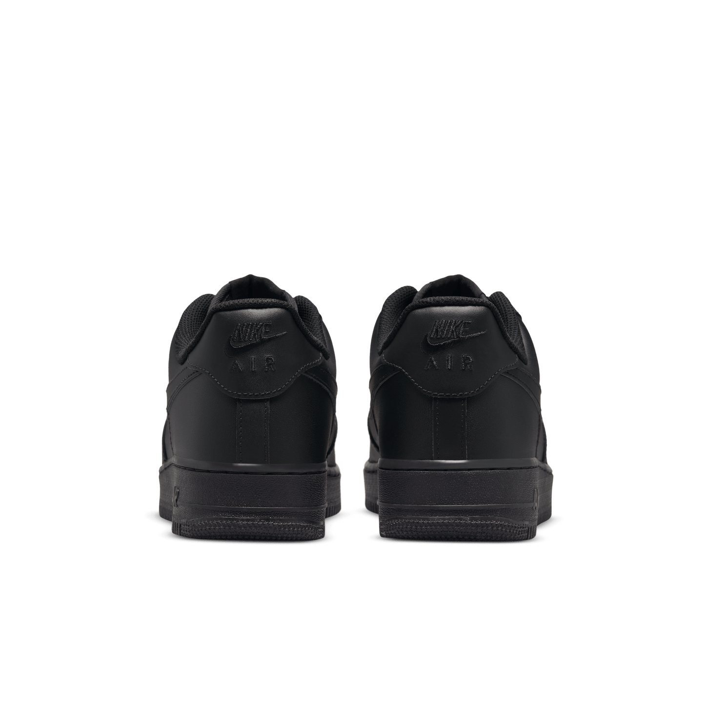 Nike Air Force 1 Low '07 Black CW2288-001 heel view