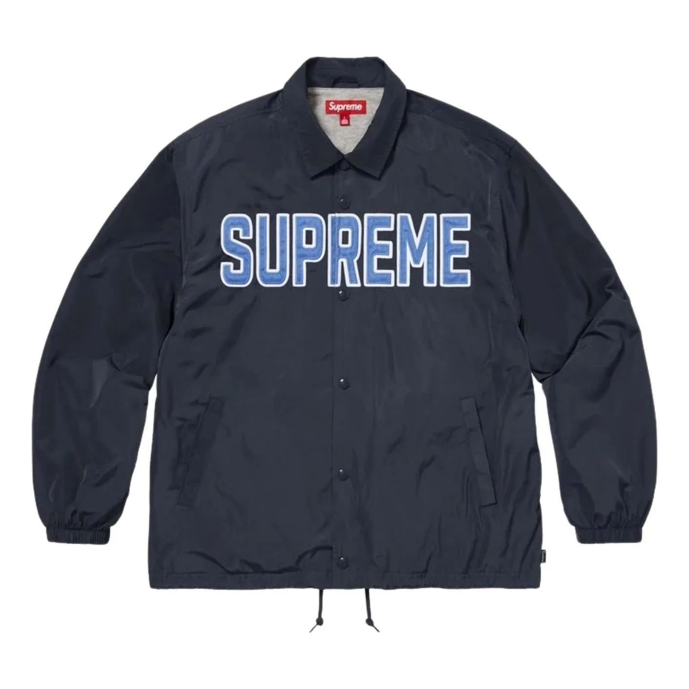Supreme Spellout Coaches Jacket – Navy