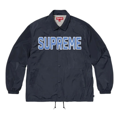 Supreme Spellout Coaches Jacket – Navy
