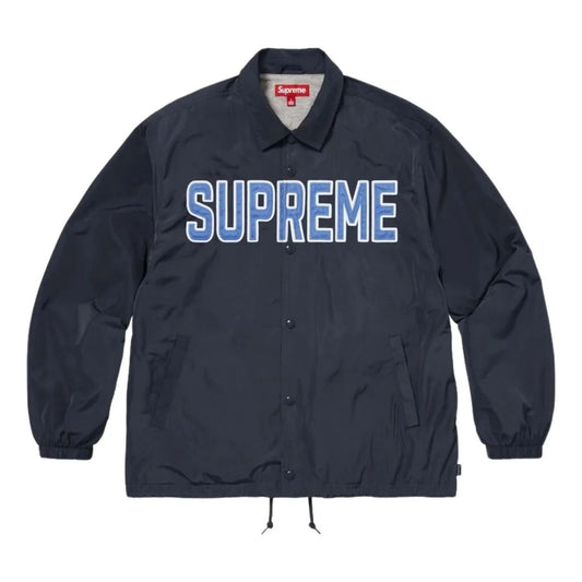 Supreme Spellout Coaches Jacket – Navy